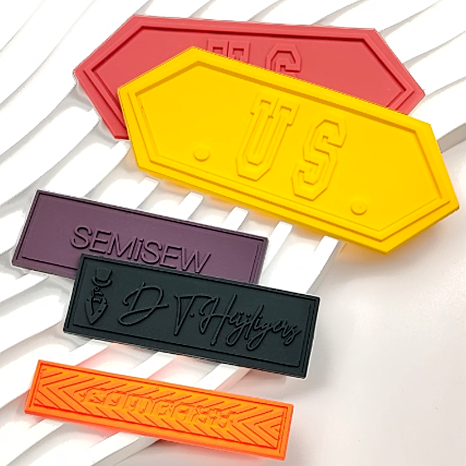Sewing Labels - Recycled Custom PVC Patch Silicone Patches
