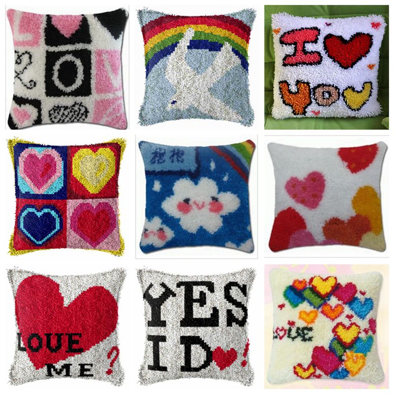 Sewing Pin Cushion - Rainbow Love Series Latch Hook Rug