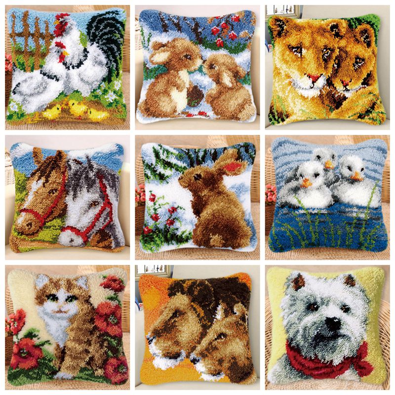 Sewing Pin Cushion - Rabbit Horse Latch Hook Kits Smyrna