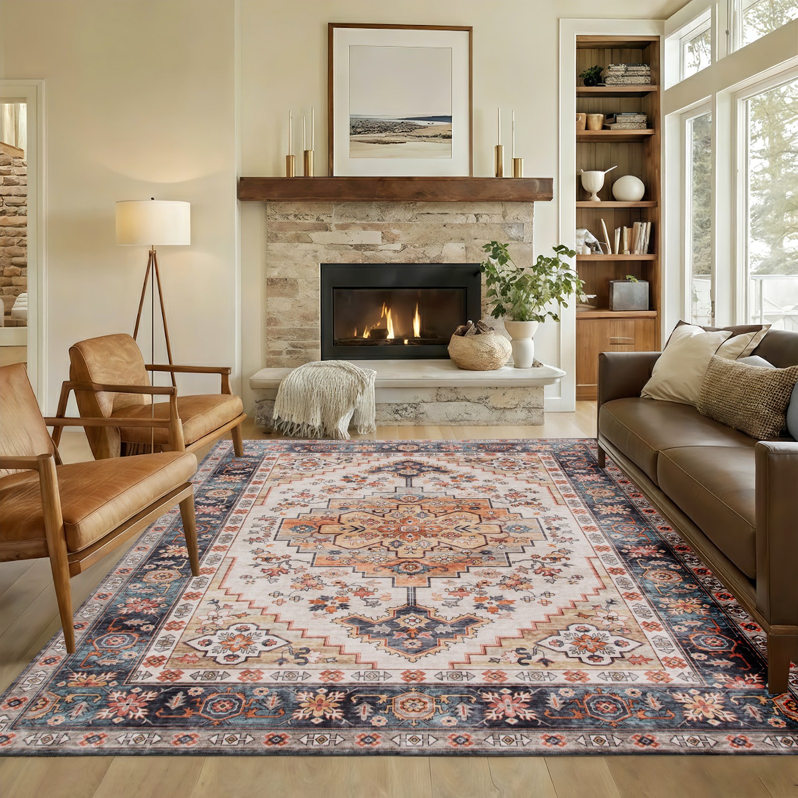 Century Textile & Sewing Supply By Owner - Area Rug 5x7, Machine Washable Rug