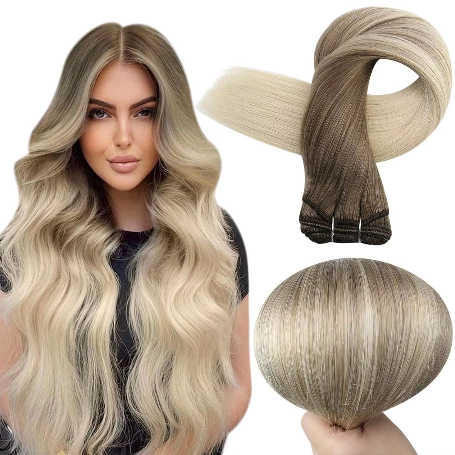 Sewing Lab - Full Shine Human Hair Weft Extensions