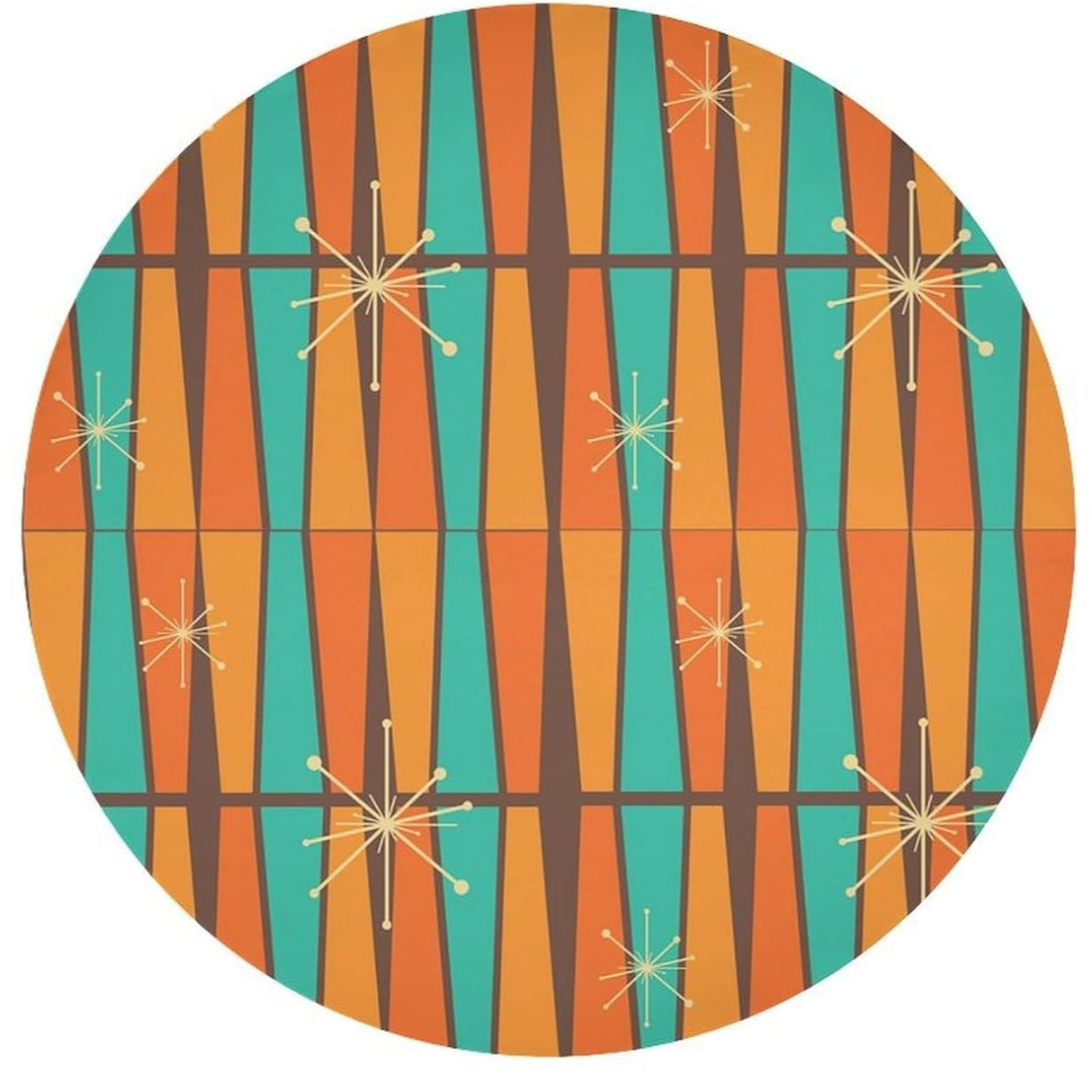 Mid Century Modern Orange Yell – Century Textile & Sewing Supply By Owner Bewertung und Preis