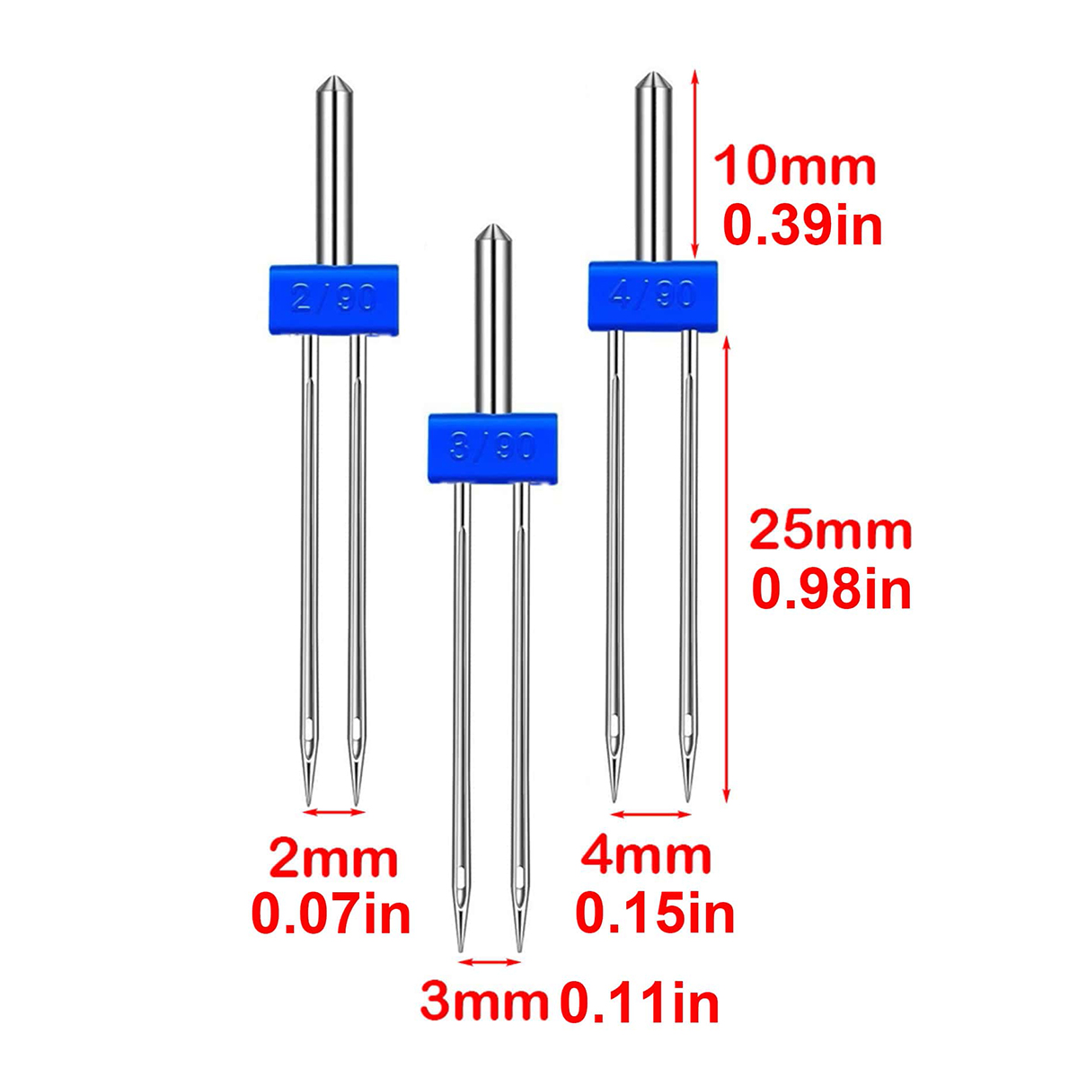 3 Size Twin Needles for Sewing – Twin Needle Stretch Bewertung und Preis