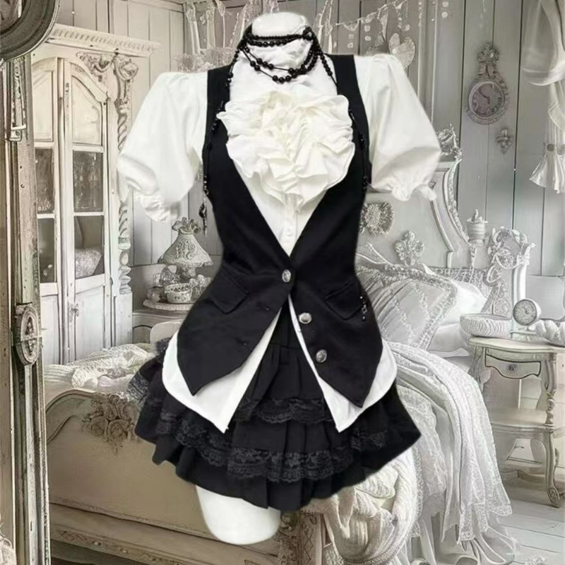 Y2k Aesthetic Lolita Style Swe – Sewing Vest Bewertung und Preis