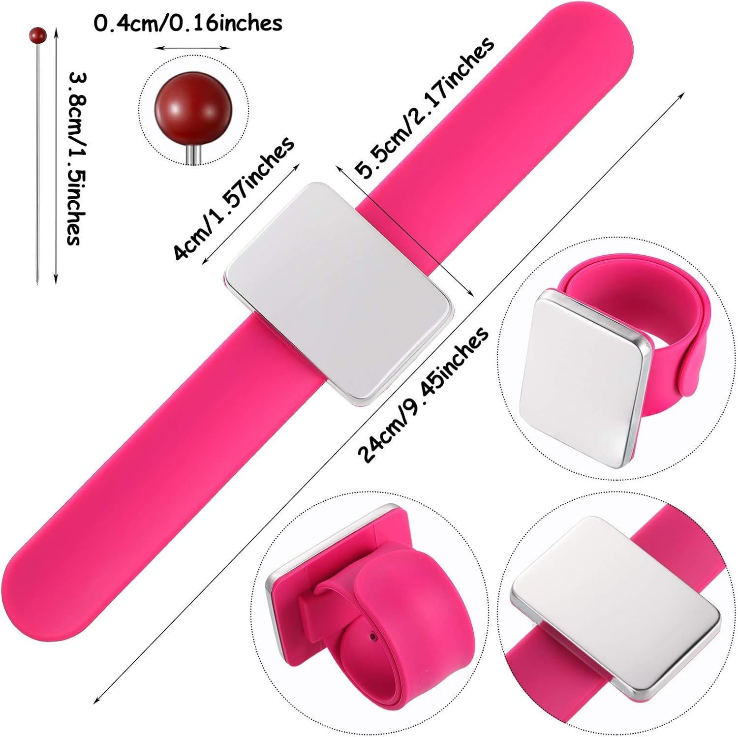 Magnetic Wrist Sewing Pincushi – Sewing Pin Cushion Bewertung und Preis