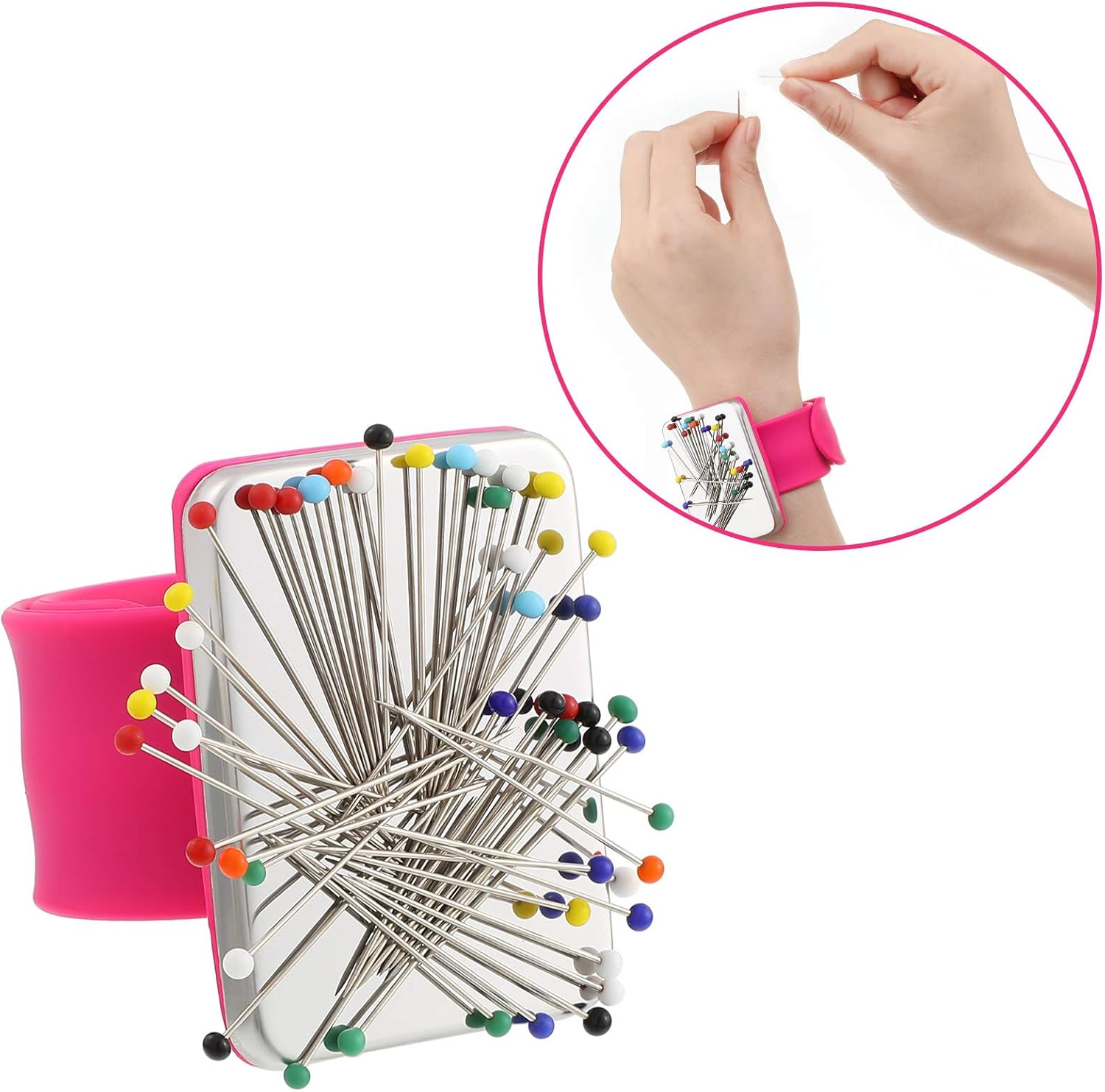 Magnetic Wrist Sewing Pincushi – Sewing Pin Cushion Bewertung und Preis