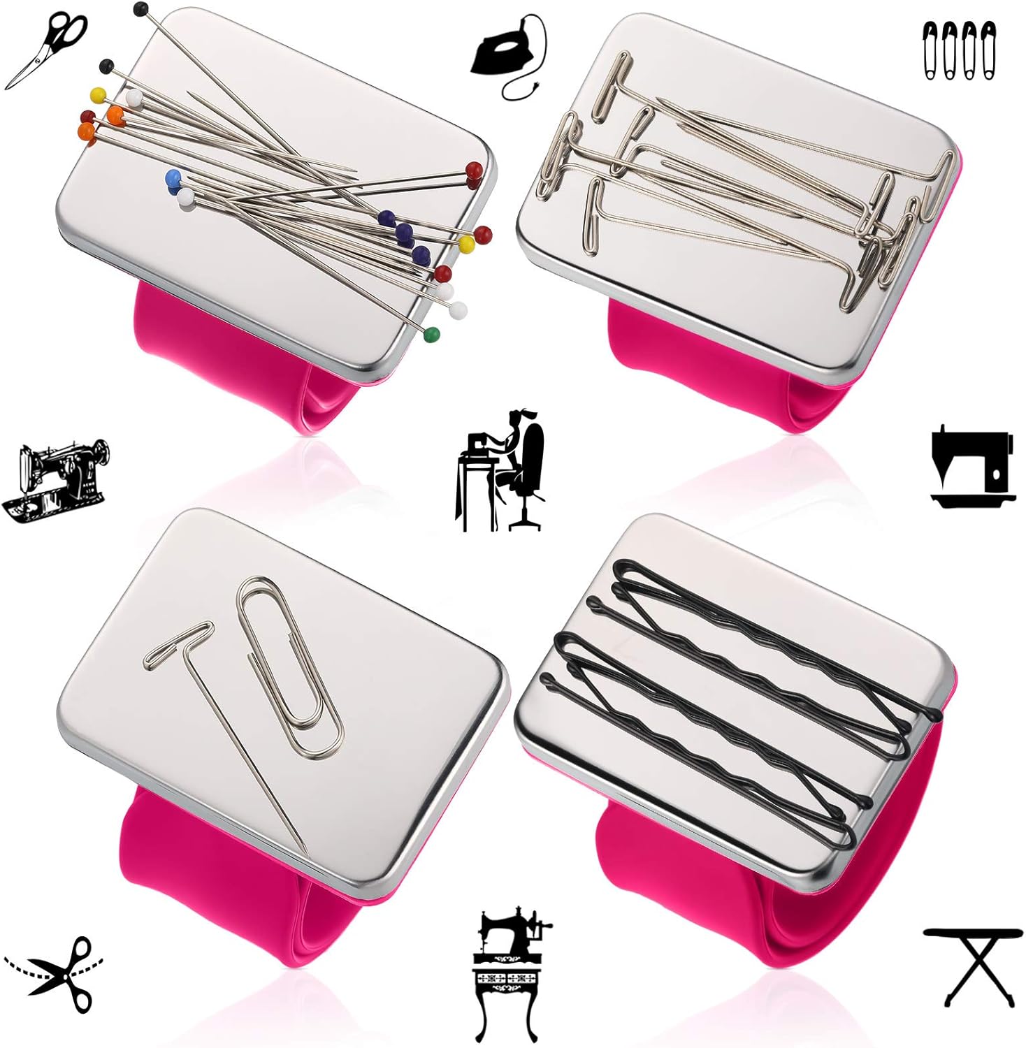 Magnetic Wrist Sewing Pincushi – Sewing Pin Cushion Bewertung und Preis