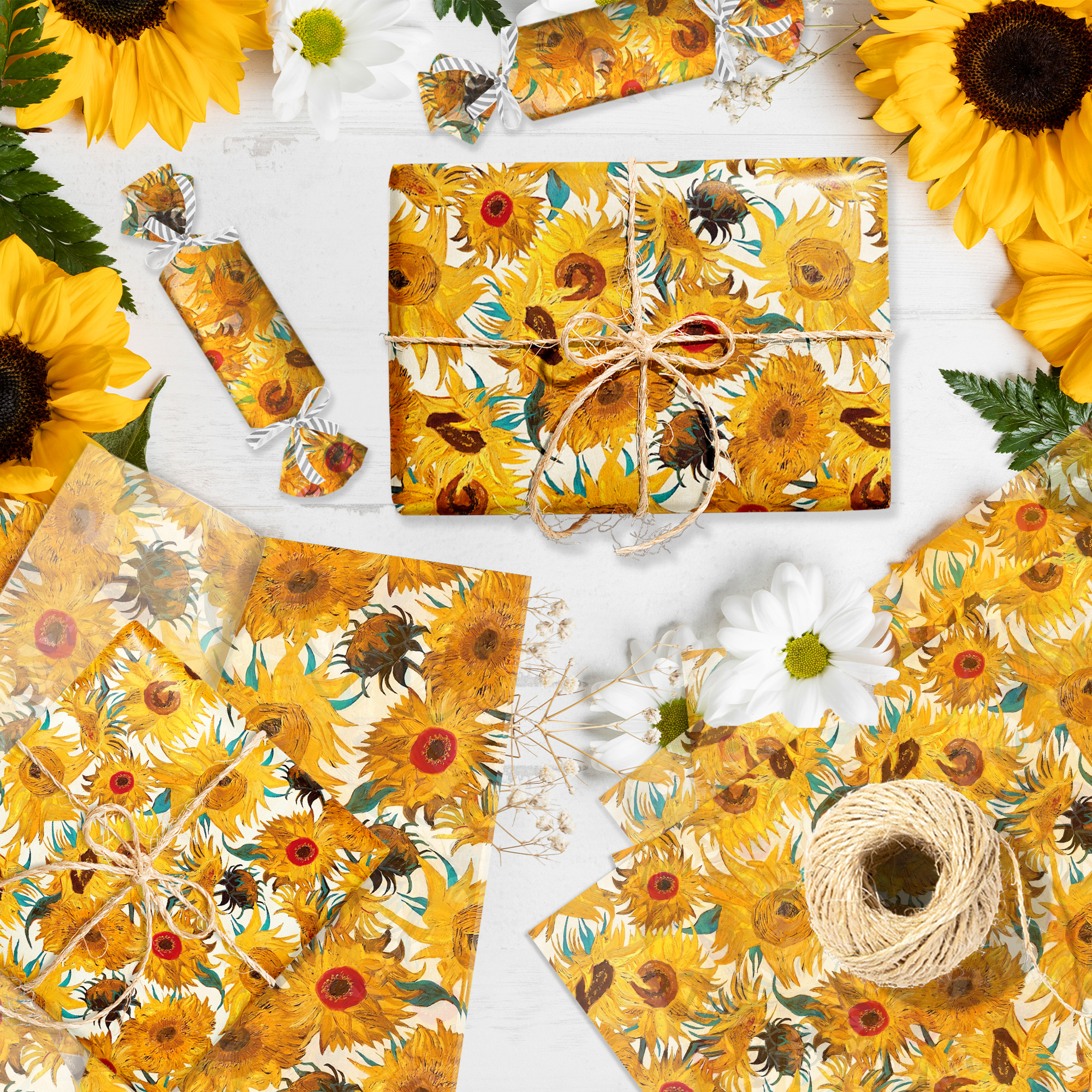 15/35pcs Sunflower Tissue Pape – Pattern Tissue Paper Bewertung und Preis