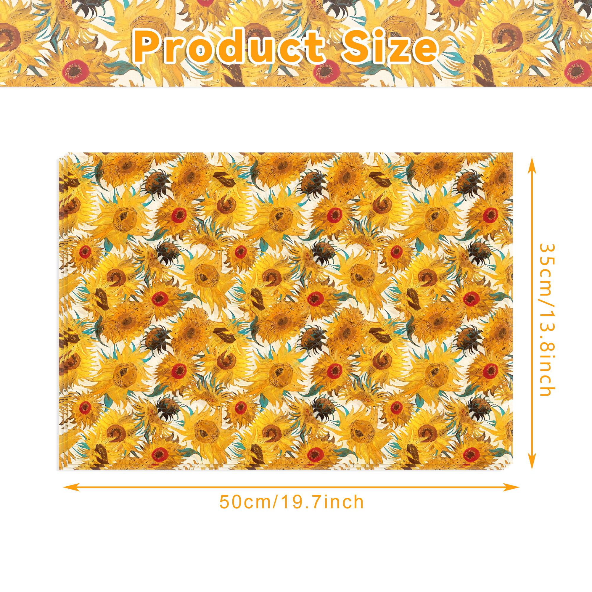 15/35pcs Sunflower Tissue Pape – Pattern Tissue Paper Bewertung und Preis