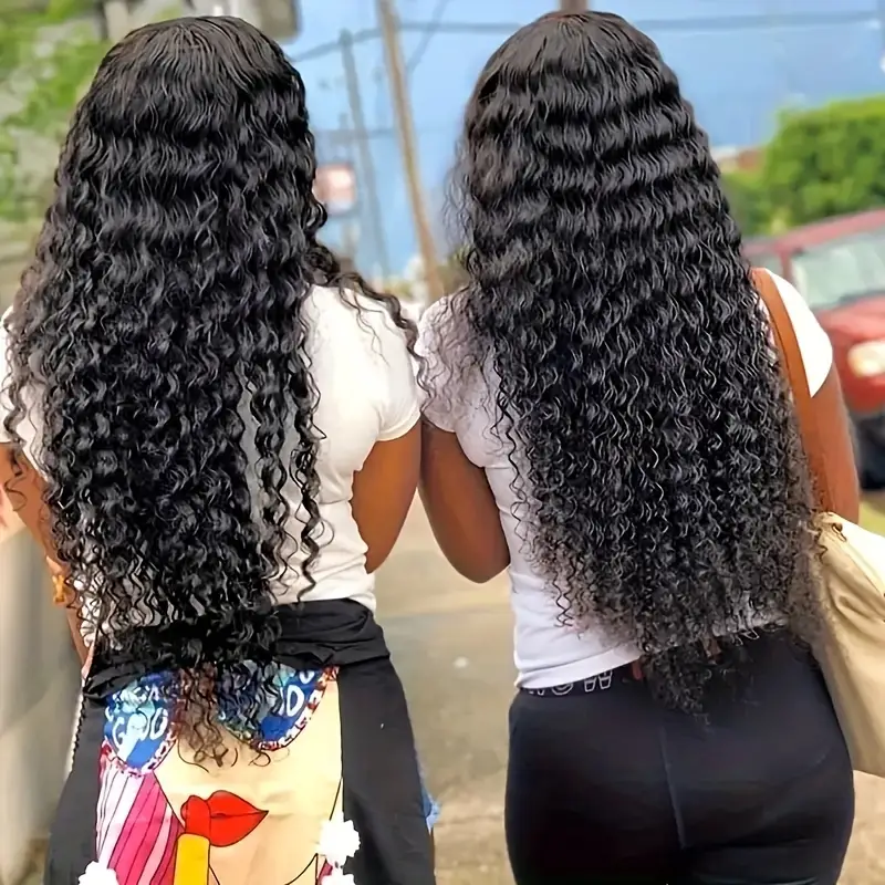 4 Bundles Deep Wave Hair Unpro – Sewing Lab Bewertung und Preis