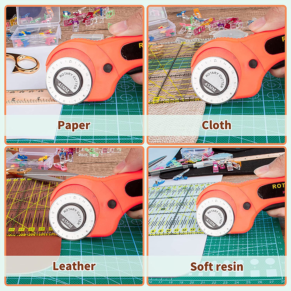 42PCS Rotary Cutter Set 45mm F – Rotary Cutter Fabric Bewertung und Preis