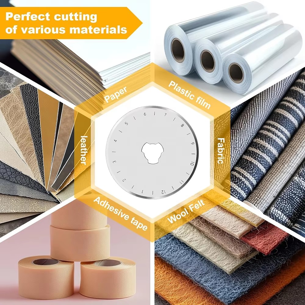 10PCS 45mm Rotary Cutter Blade – Rotary Cutter Fabric Bewertung und Preis
