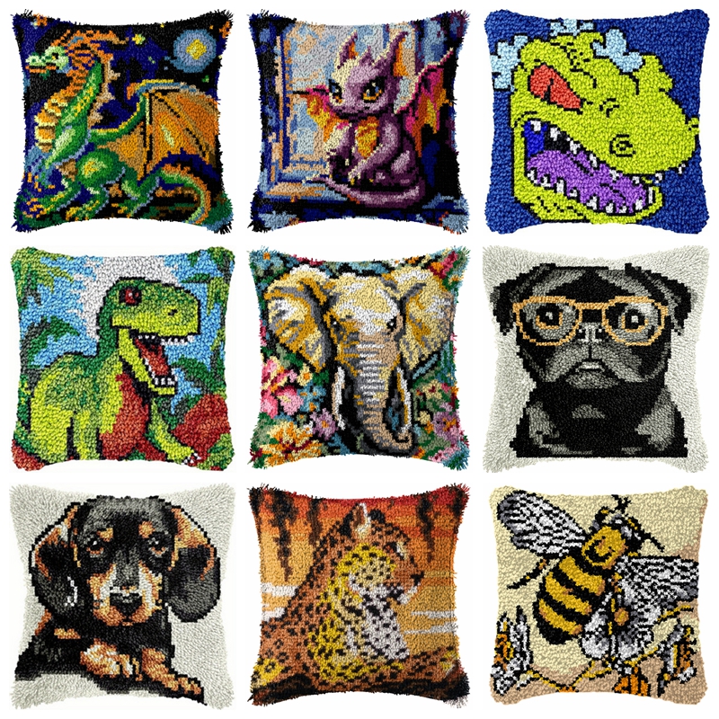 Dinosaur Latch Hook Pillow Kit – Sewing Pin Cushion Bewertung und Preis