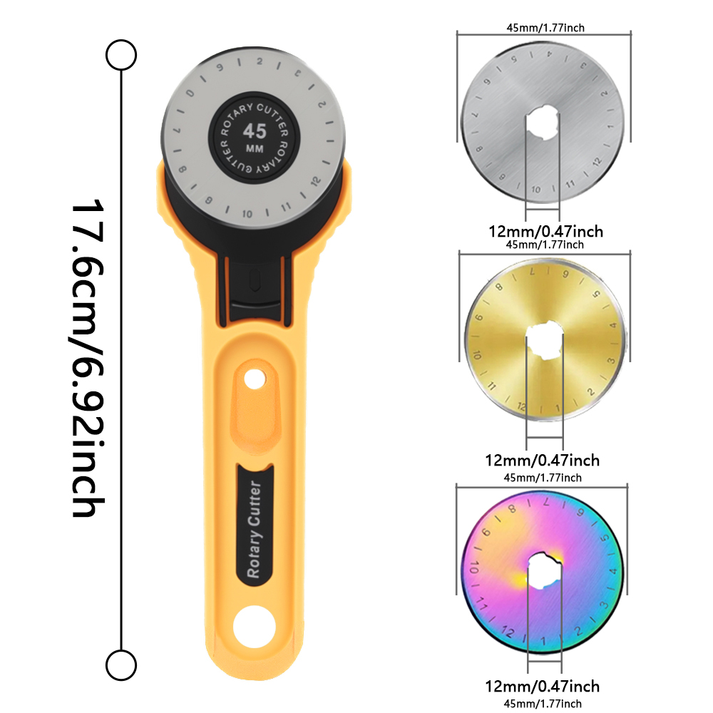45mm Rotary Fabric Cutter Leat – Sewing Necessities Bewertung und Preis