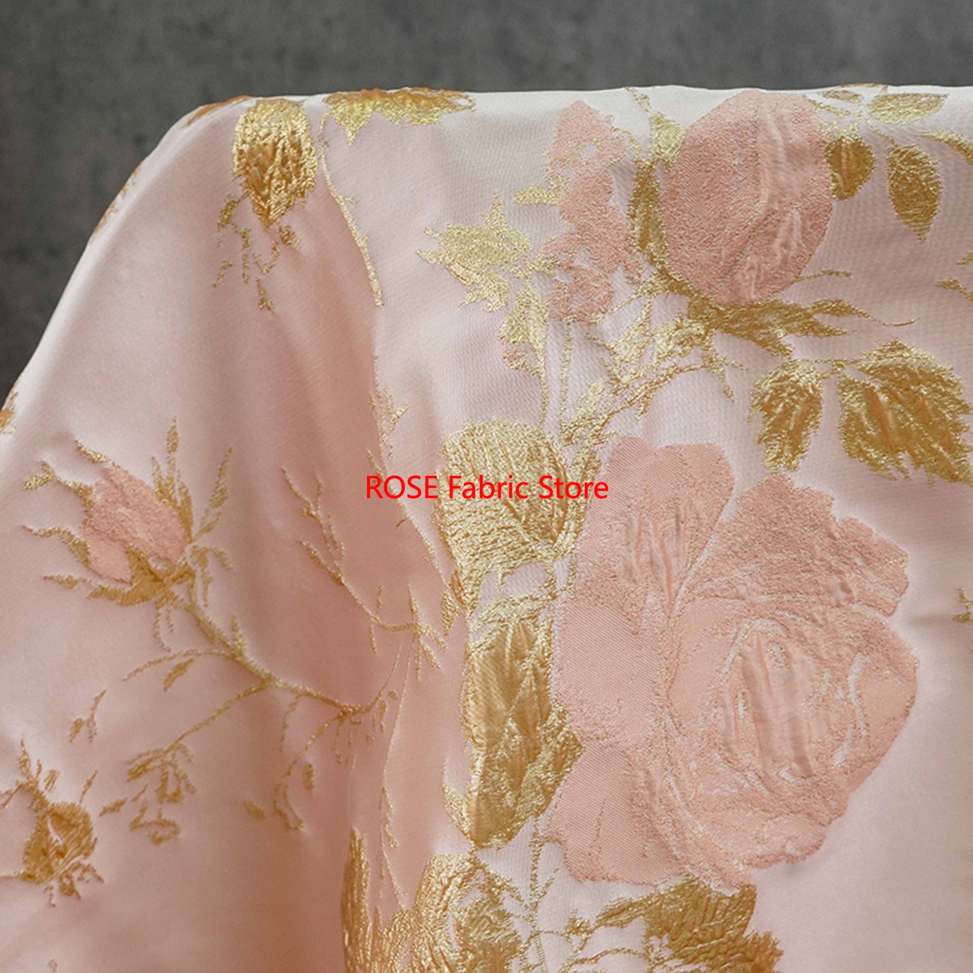 1 meter 3D Relief Gold Silk Fl – Sewing Vest Bewertung und Preis