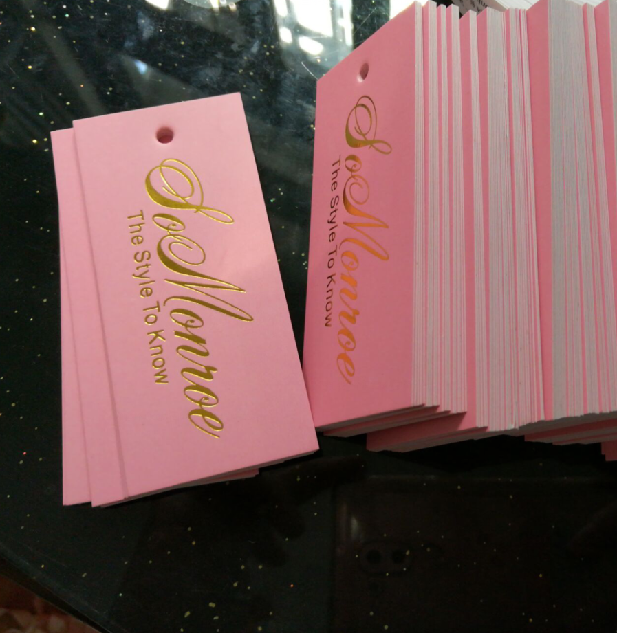 1000pcs Customized Hang Tags L – Sewing Labels Bewertung und Preis