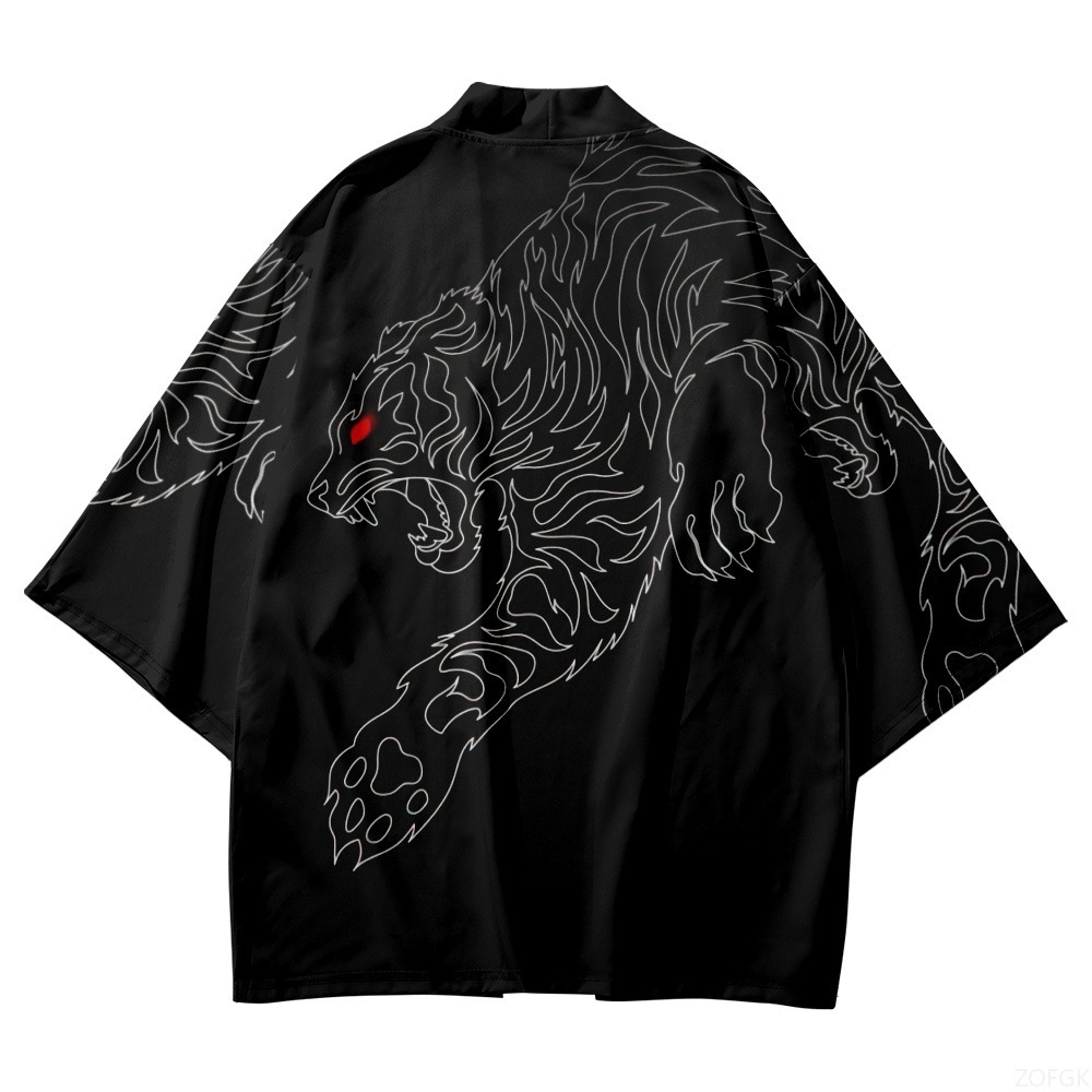 Black Kimono Open Collar Men's – Sewing V Bewertung und Preis