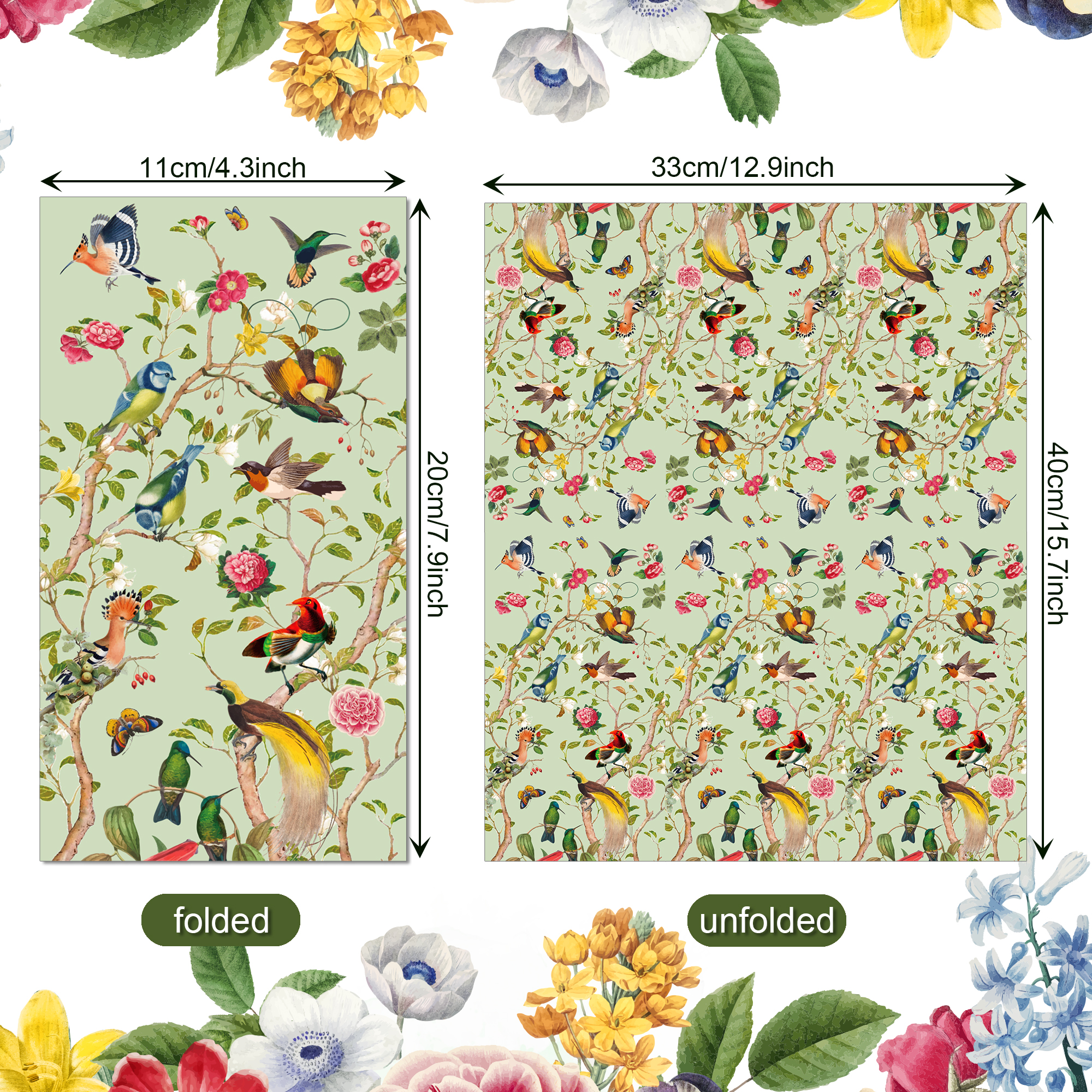 Vintage Paper Napkins Wedding  – Pattern Tissue Paper Bewertung und Preis