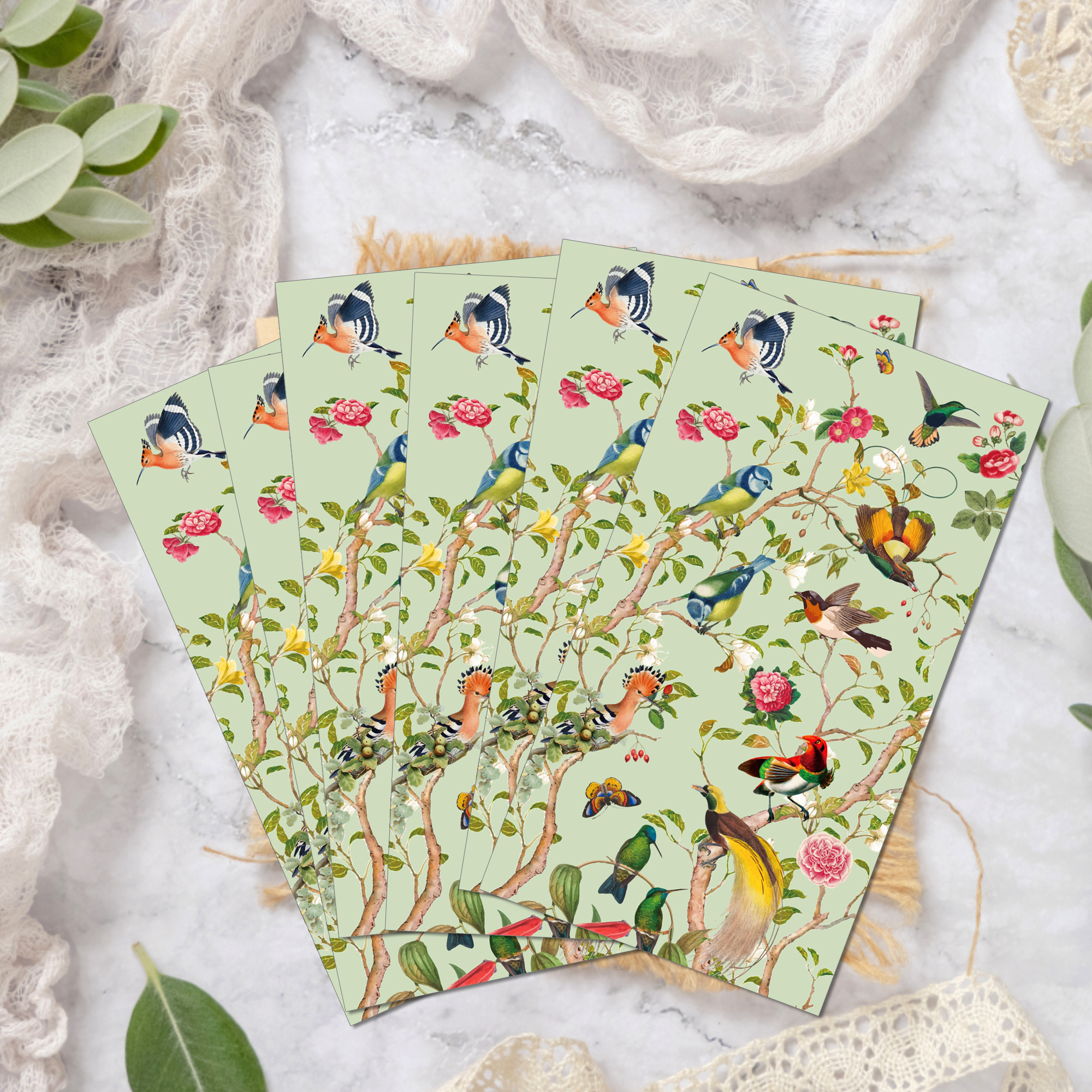 Vintage Paper Napkins Wedding  – Pattern Tissue Paper Bewertung und Preis