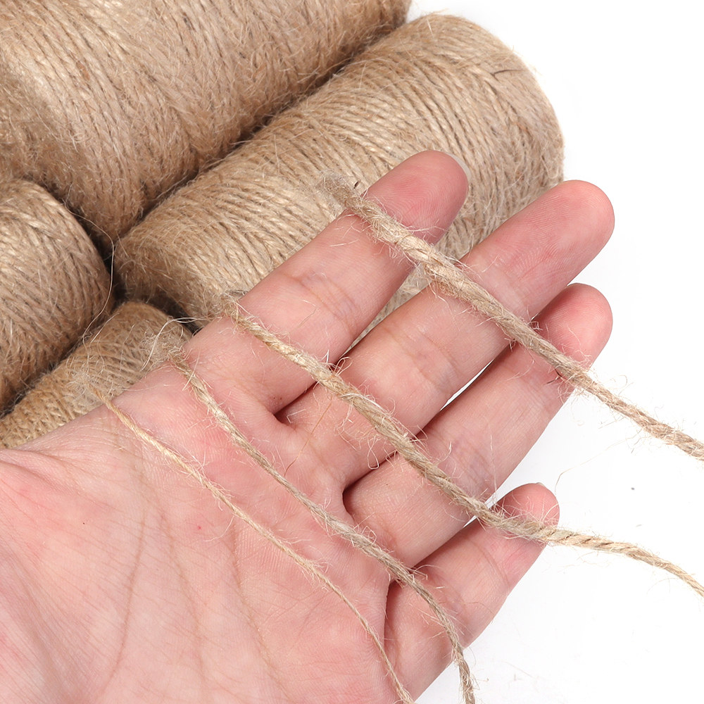 100Meters Natural Jute Rope St – Sewing Thread In Textile Bewertung und Preis