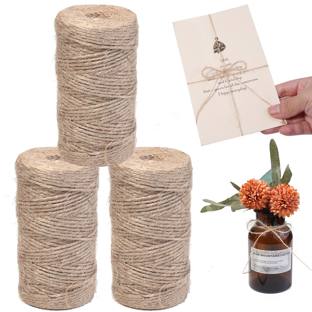 100Meters Natural Jute Rope St – Sewing Thread In Textile Bewertung und Preis