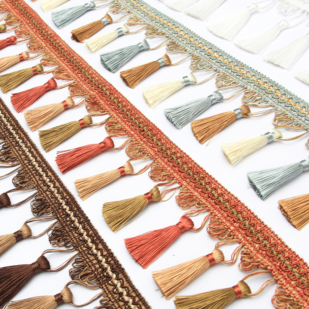 Long Gold Sewing Tassel Fringe – Sewing Thread In Textile Bewertung und Preis