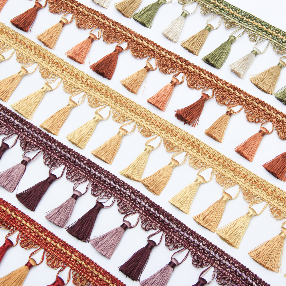 Long Gold Sewing Tassel Fringe – Sewing Thread In Textile Bewertung und Preis