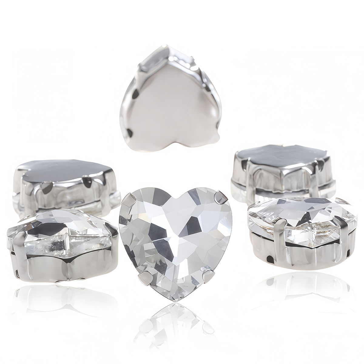 Heart Shape Glass Rhinestones  – Sewing V Bewertung und Preis