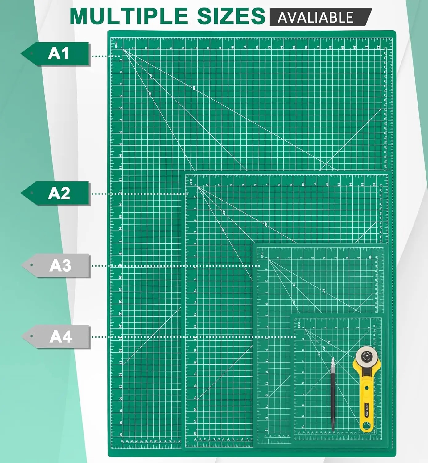 A2 A3 A4 A5 PVC Cutting Mat Do – Cutting Mat Self Heal Bewertung und Preis