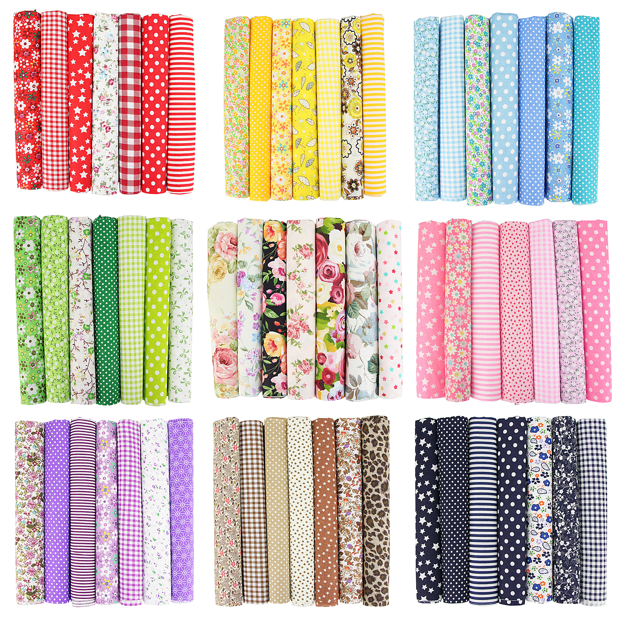 7PCS 50 x 50cm Squares Cotton  – Sewing Lab Bewertung und Preis