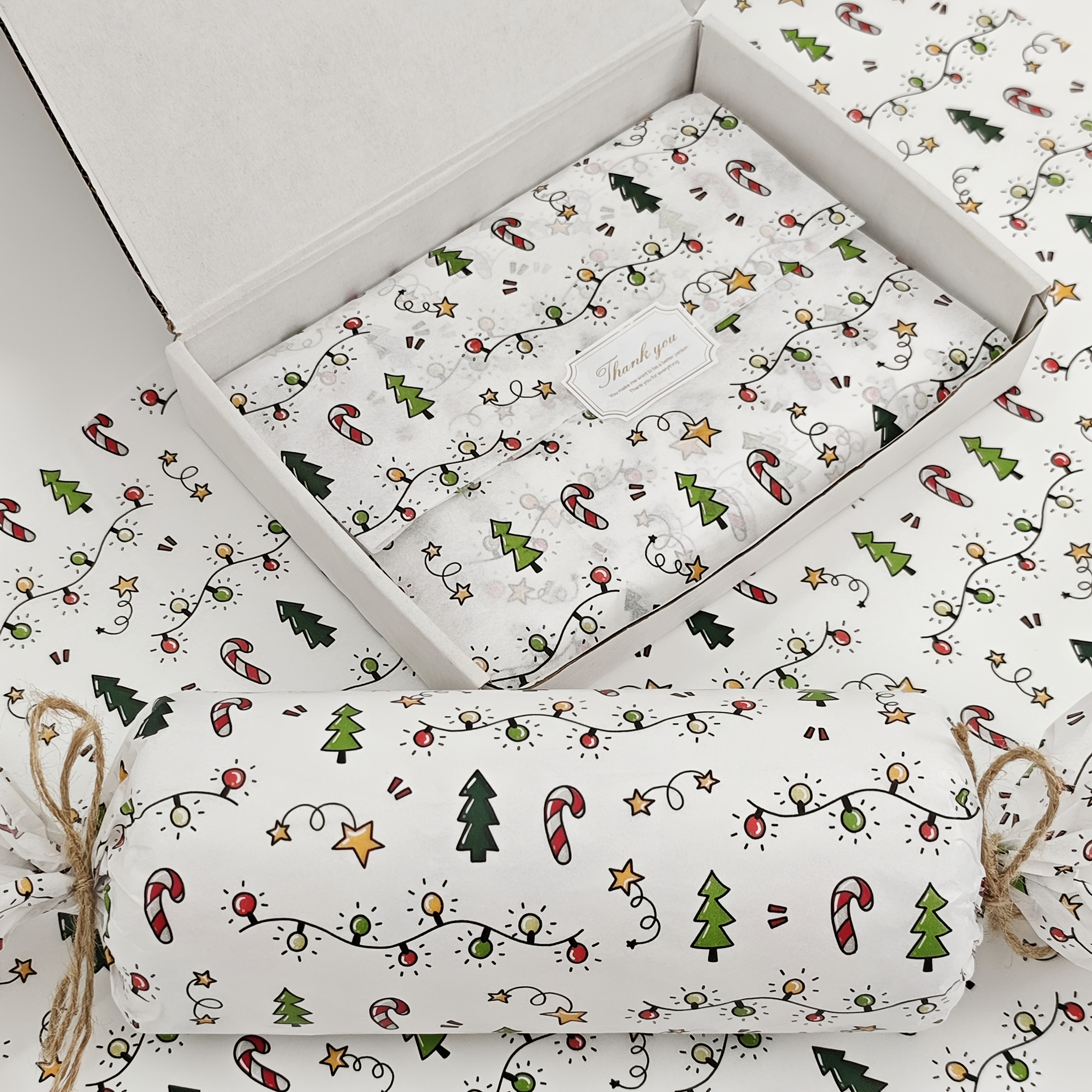 10/20 Sheets of Christmas Lant – Pattern Tissue Paper Bewertung und Preis