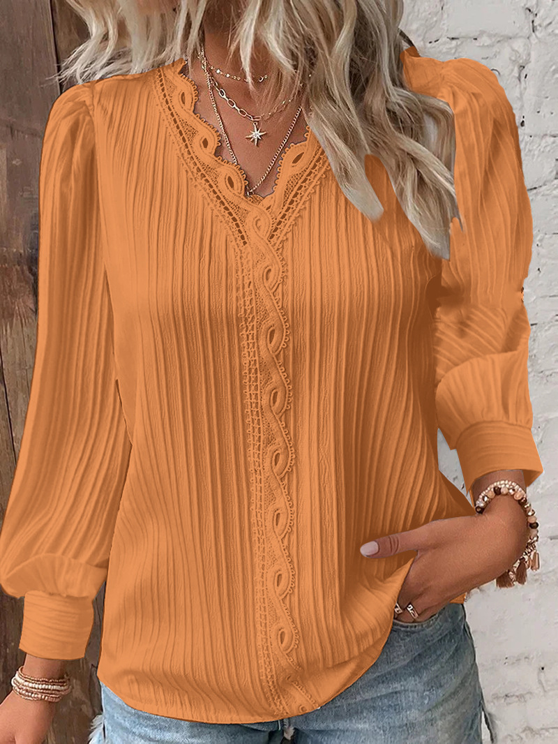 Women's White Blouses Lace Sti – Sewing V Bewertung und Preis