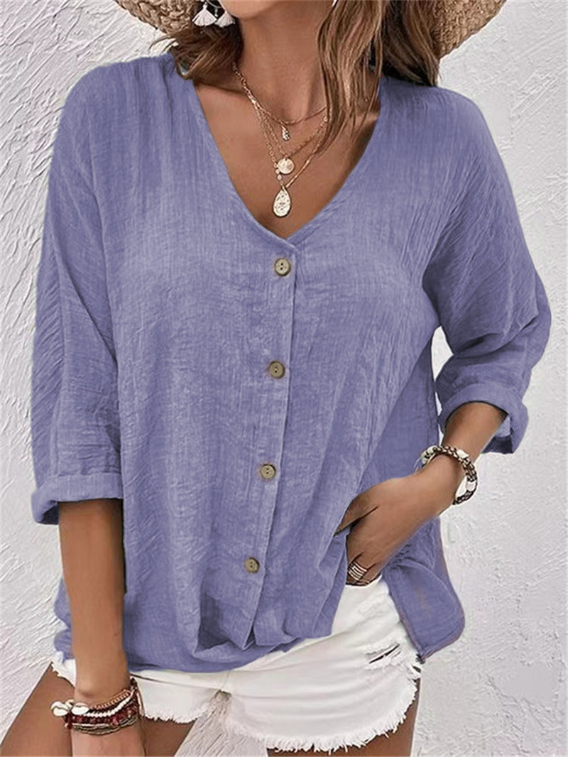Elegant Buttons Solid Blouse S – Sewing V Bewertung und Preis