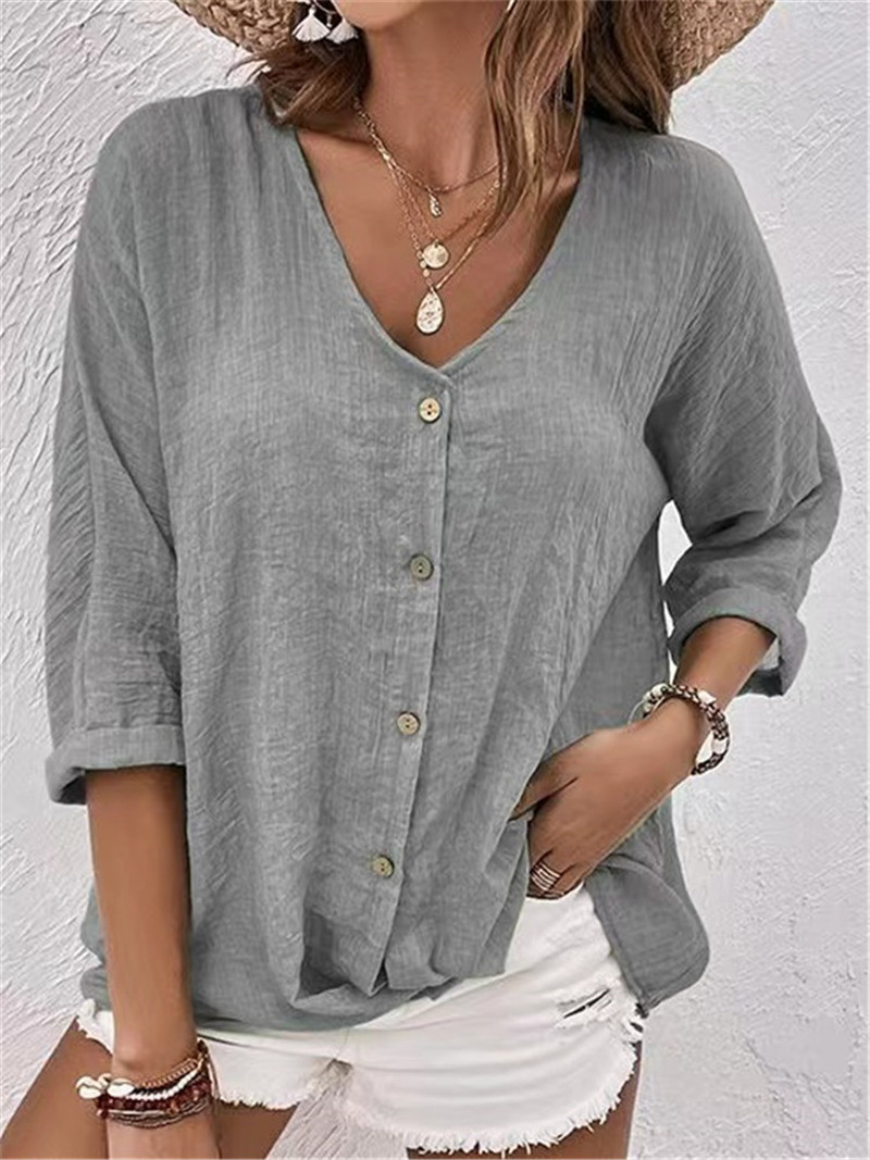 Elegant Buttons Solid Blouse S – Sewing V Bewertung und Preis
