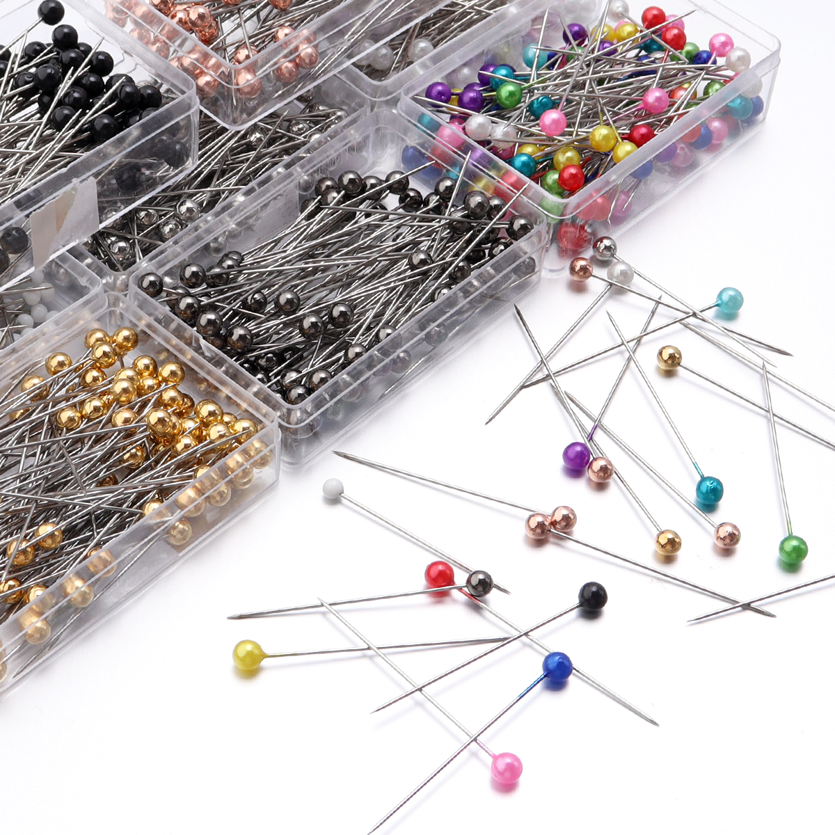 100Pcs Color Ball Head Pins St – Sewing Necessities Bewertung und Preis