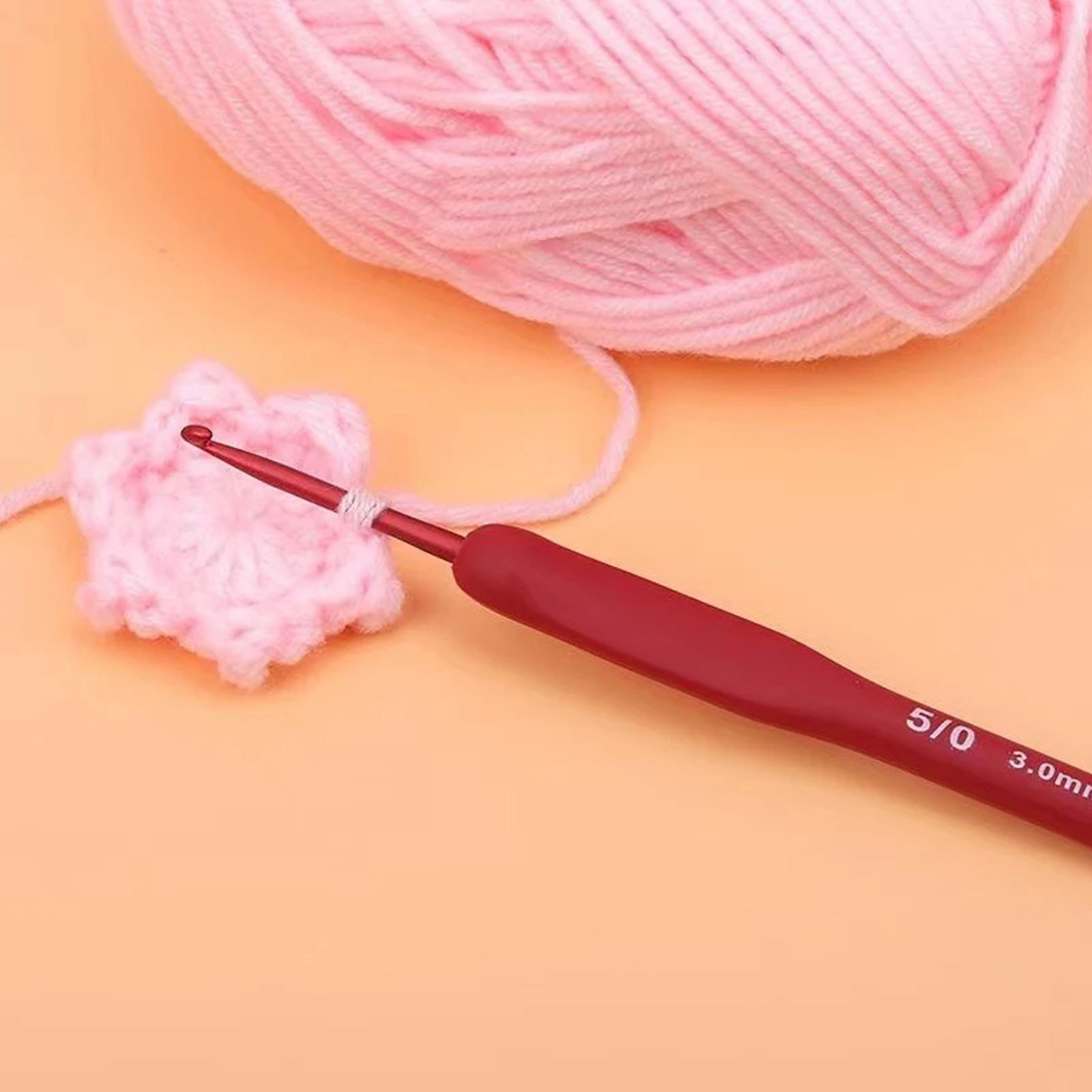9/33pcs Red Crochet Hook set,  – Sewing Necessities Bewertung und Preis