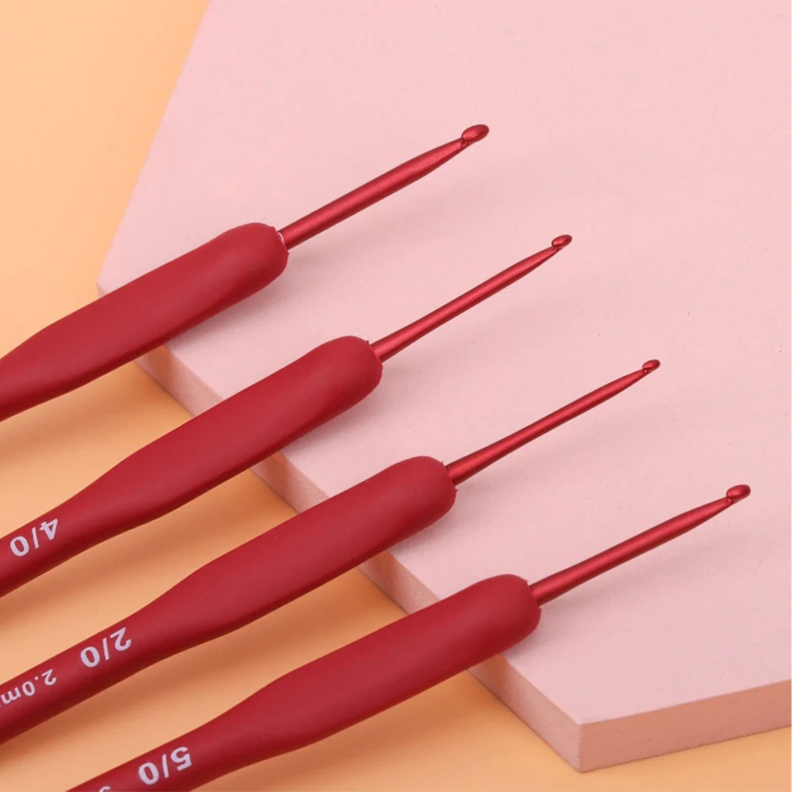 9/33pcs Red Crochet Hook set,  – Sewing Necessities Bewertung und Preis