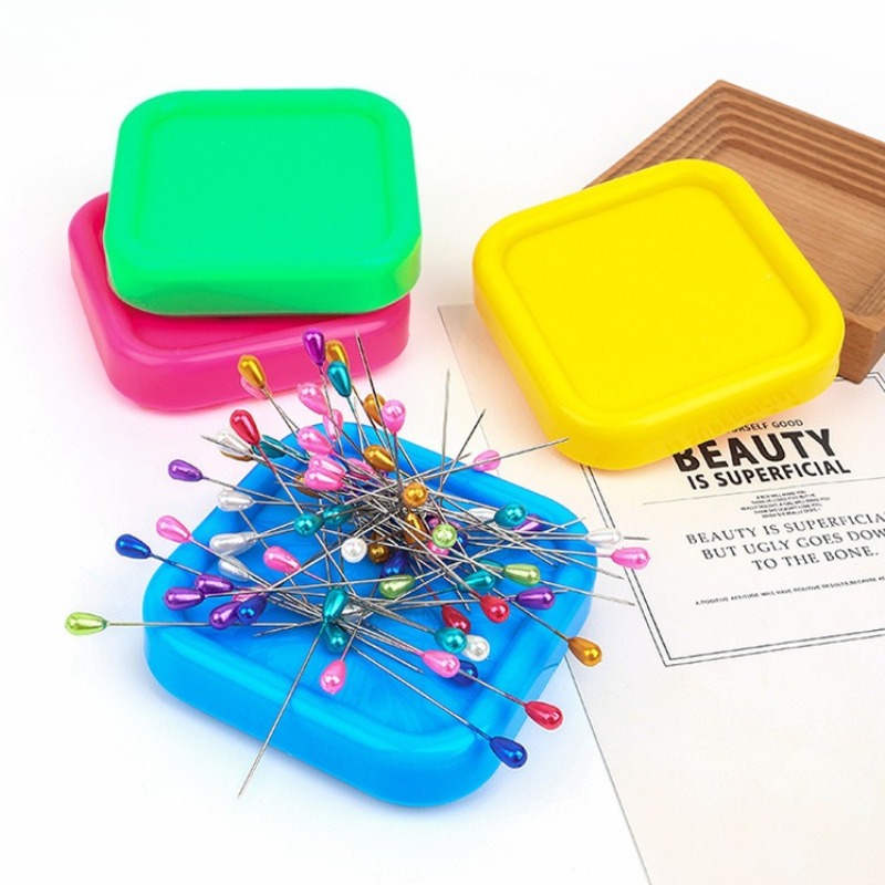 Square Magnetic Box Needle Suc – Sewing Pin Cushion Bewertung und Preis