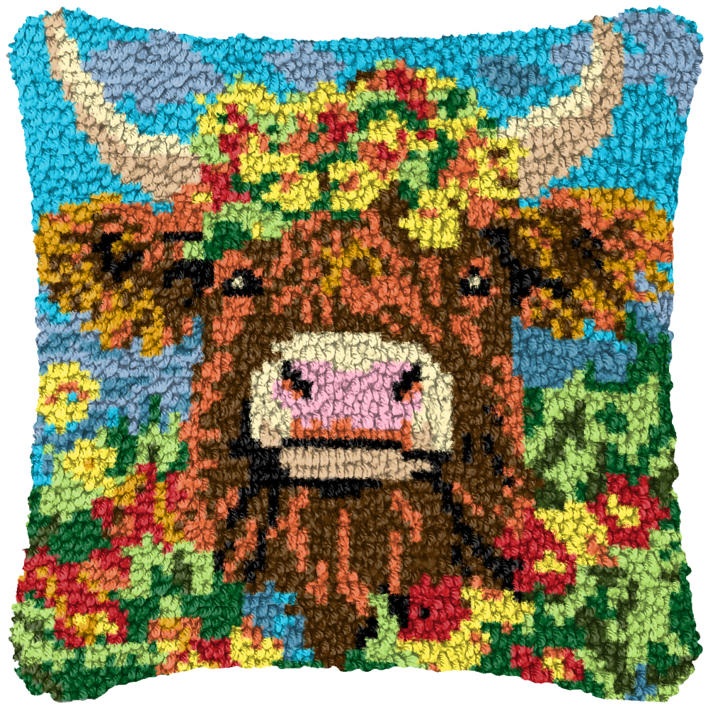 Dog Cow Latch Hook Pillow Smyr – Sewing Pin Cushion Bewertung und Preis
