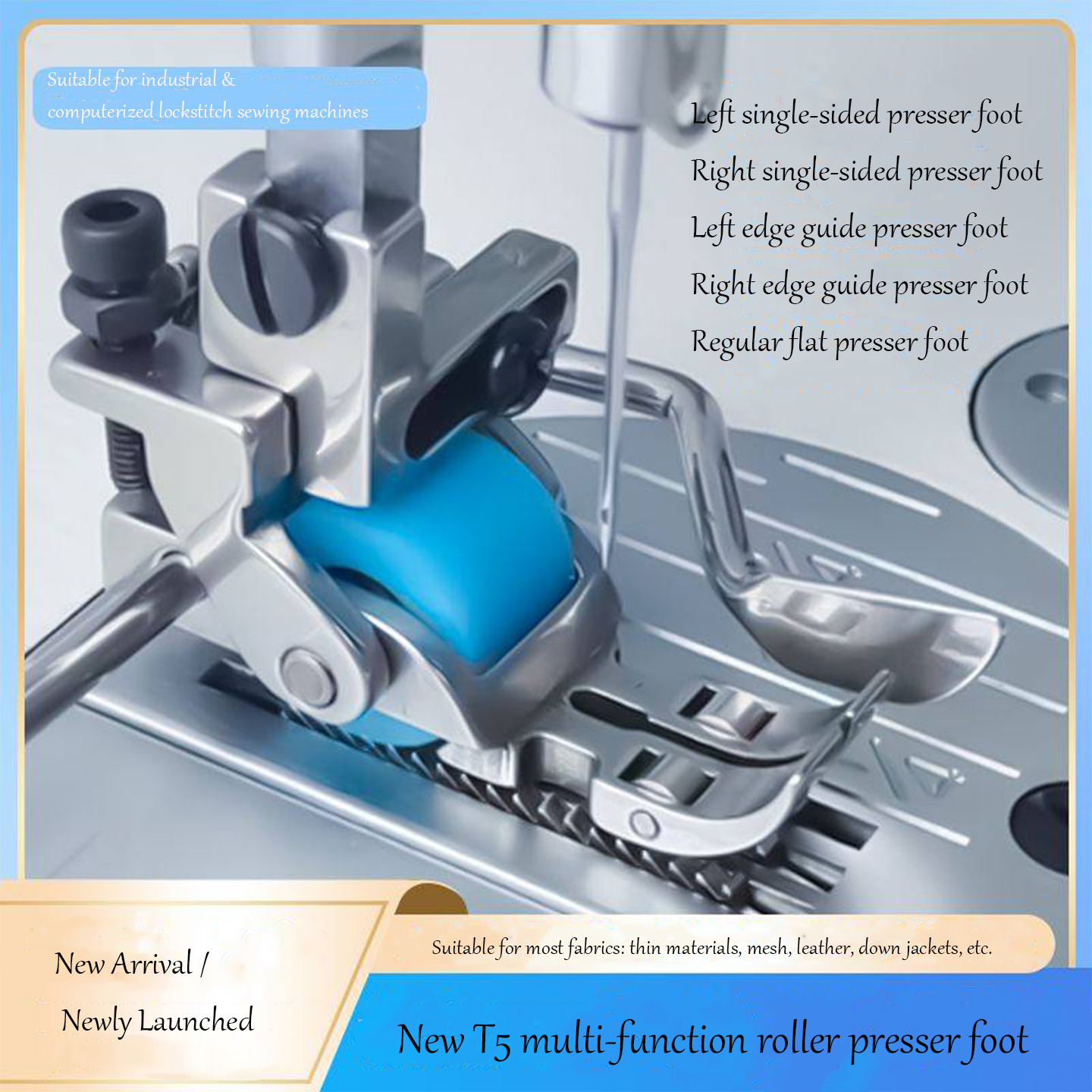 T5 3-Roller Left-Right Edge Gu – Sewing Roll Bewertung und Preis
