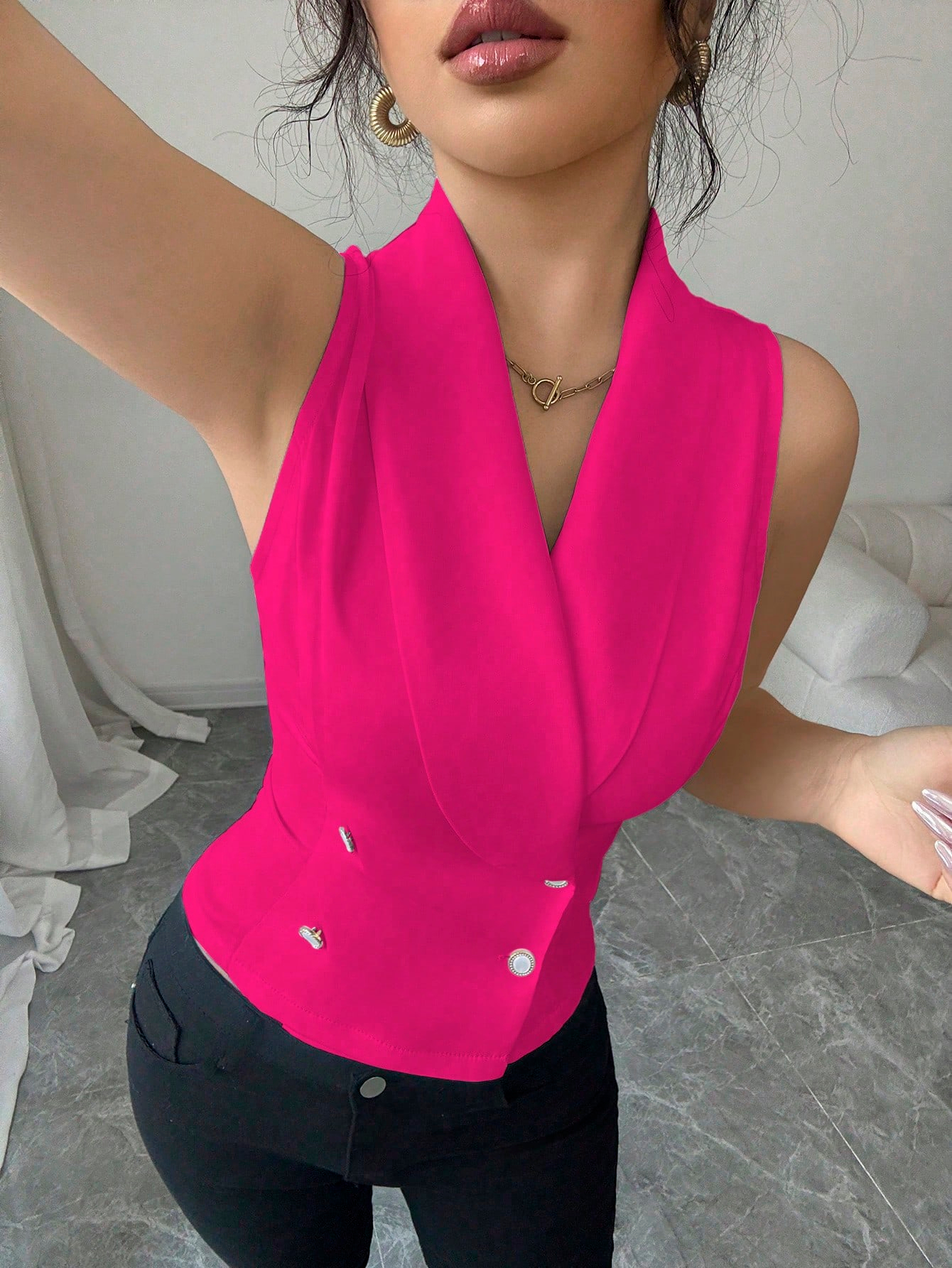 Women Blazer Vest Sleeveless D – Sewing Vest Bewertung und Preis