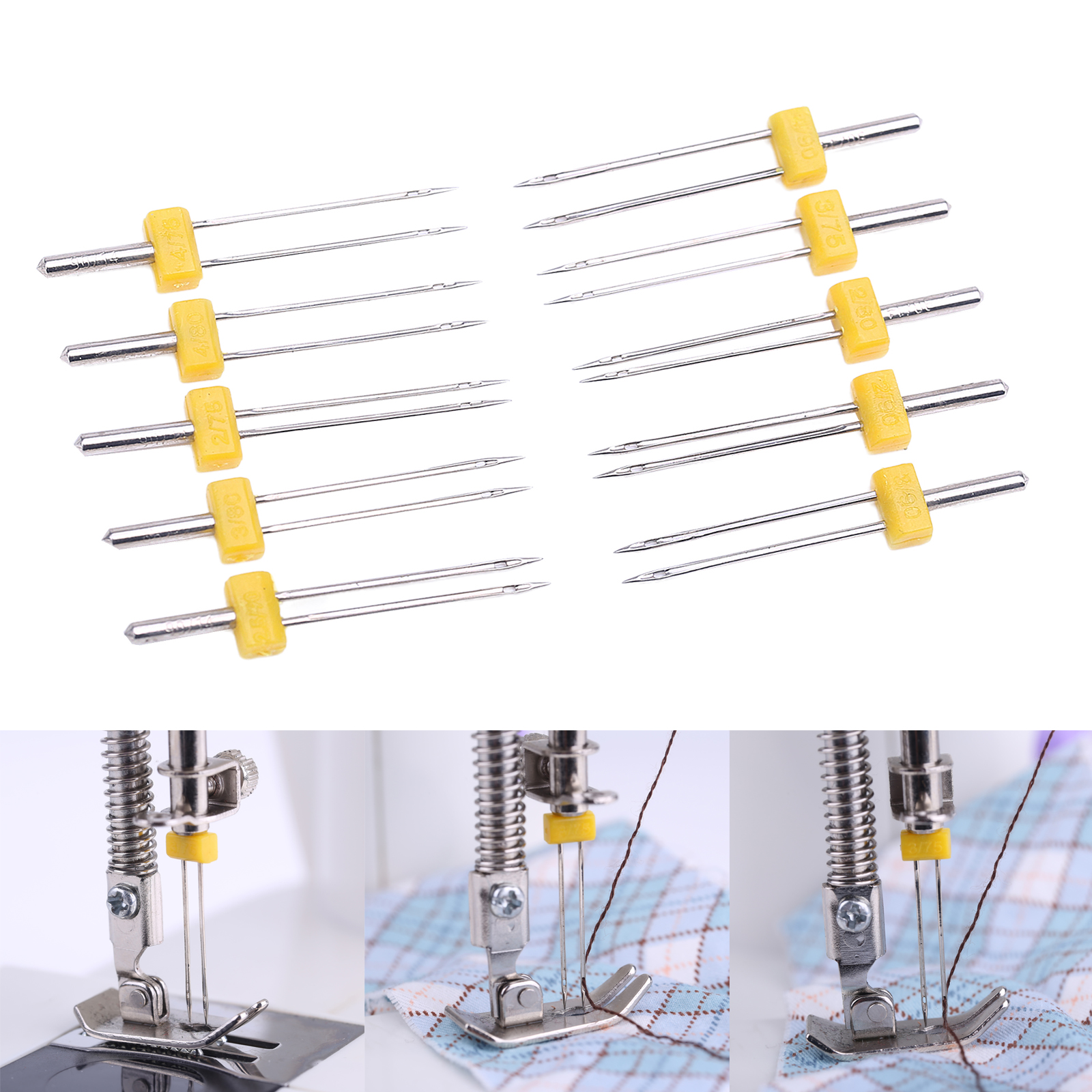 10 Pcs Twin Needles Double Twi – Twin Needle Stretch Bewertung und Preis