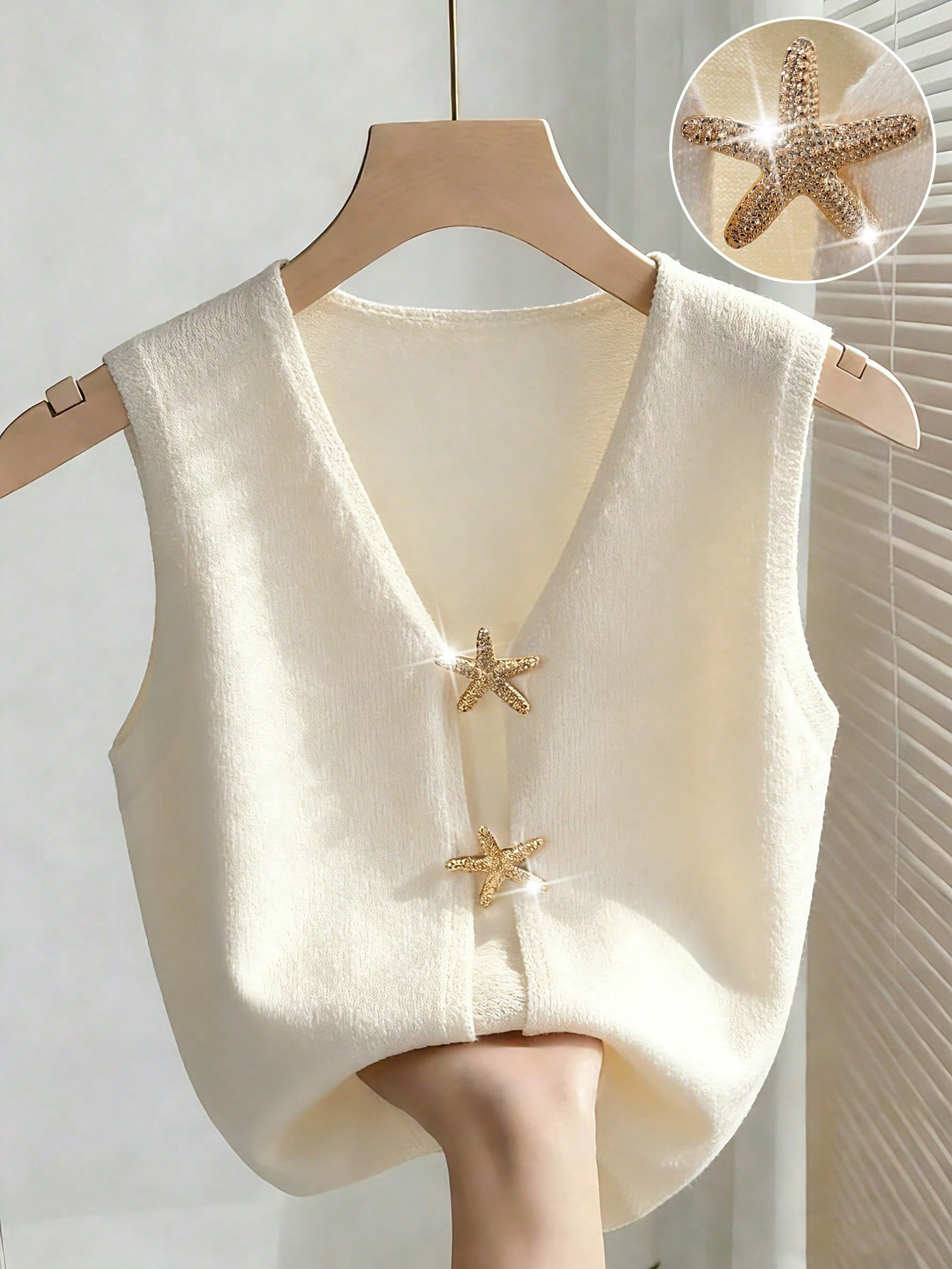 Women's Knitted Vest Cardigan  – Sewing Vest Bewertung und Preis