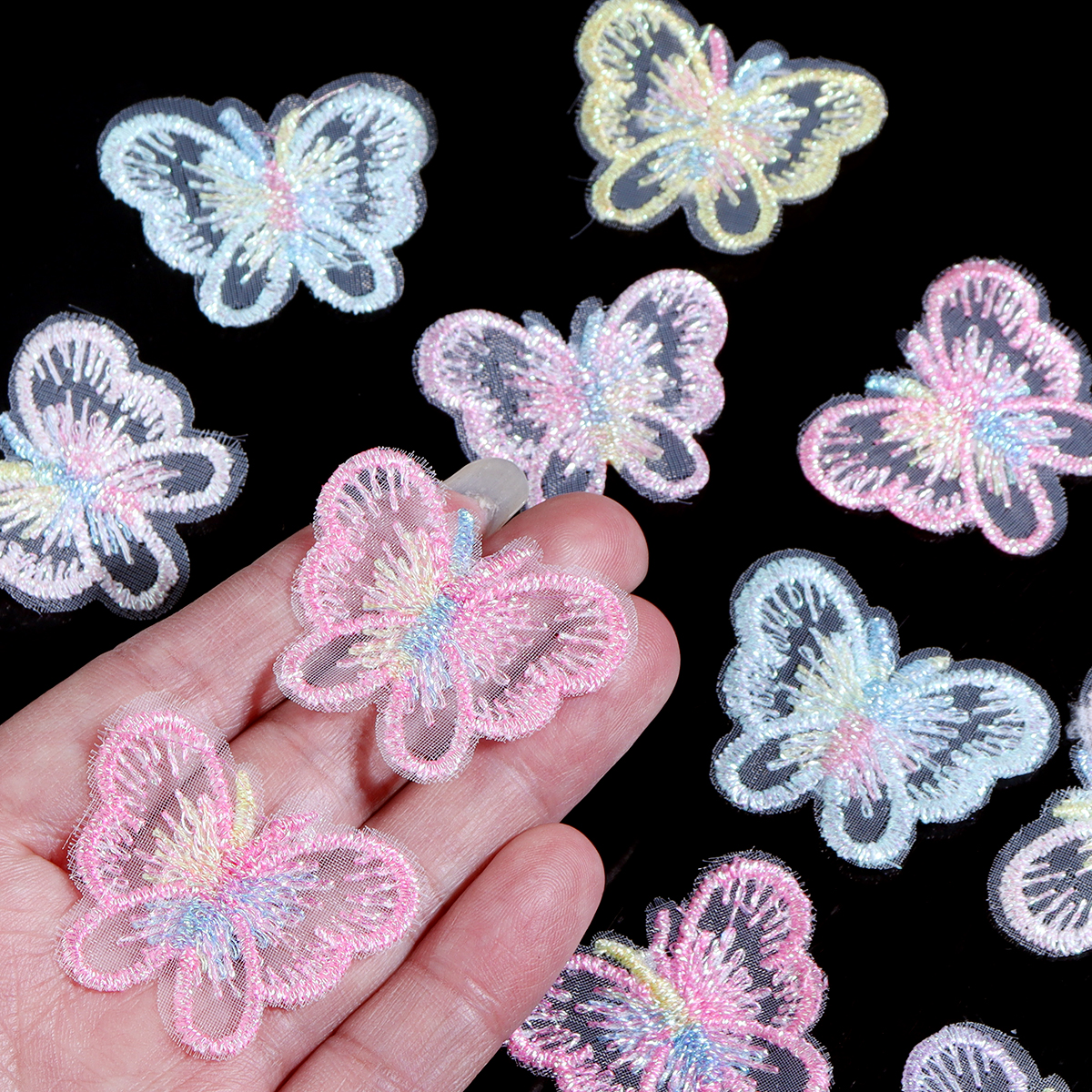 20Pcs 3X4CM Butterfly Cloth Pa – Sewing Necessities Bewertung und Preis