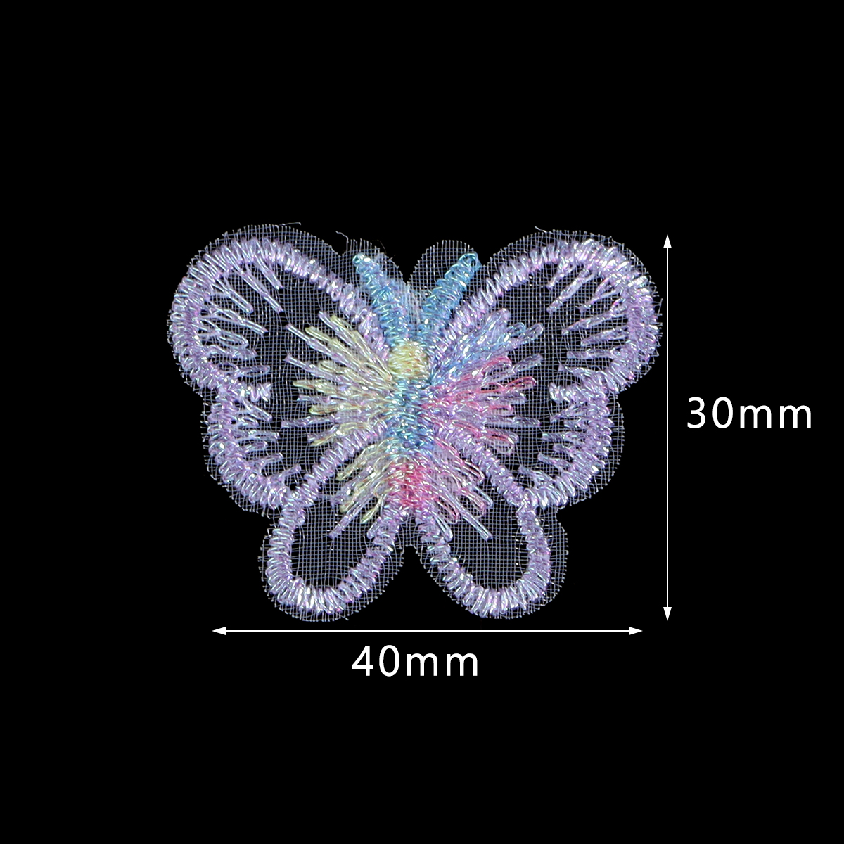 20Pcs 3X4CM Butterfly Cloth Pa – Sewing Necessities Bewertung und Preis