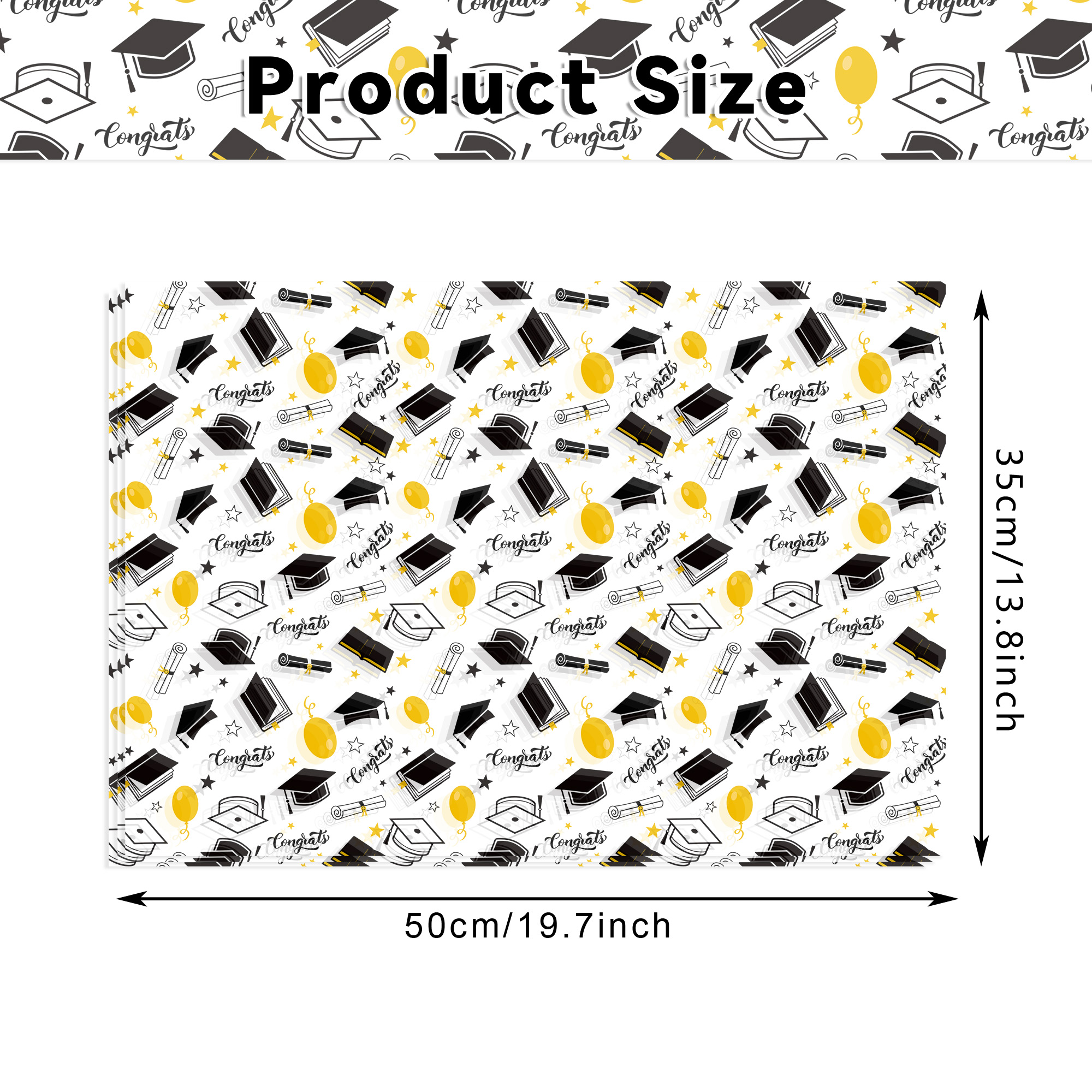 15/35pcs Graduation Gift Wrapp – Pattern Tissue Paper Bewertung und Preis