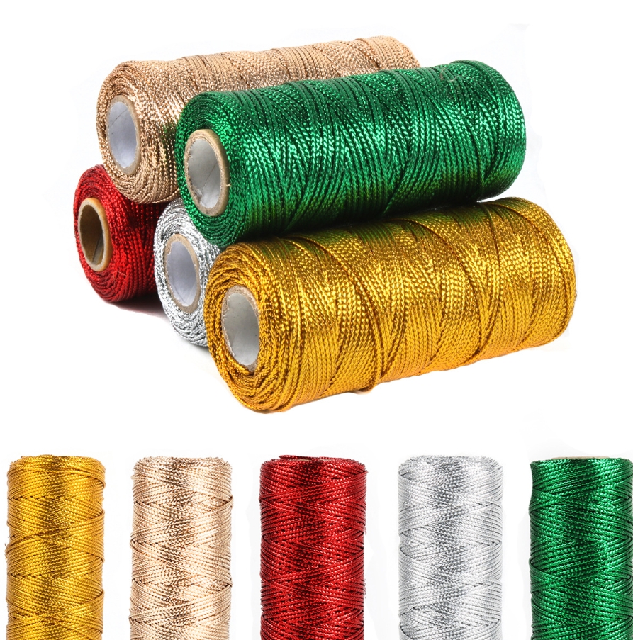 Gold and Silver Macrame Cord R – Sewing Thread In Textile Bewertung und Preis