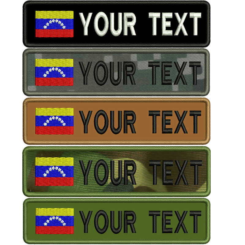 Venezuela Flag Custom Name Pat – Sewing Labels Bewertung und Preis