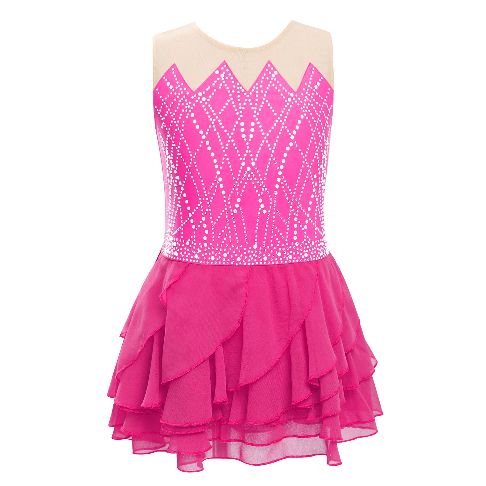 Girls Mesh Figure Skating Dres – Sewing Vest Bewertung und Preis