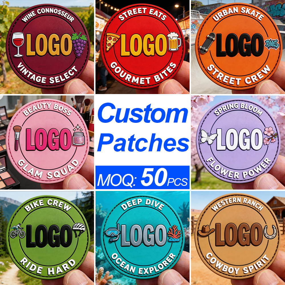 Customizable 3D PVC Rubber Pat – Sewing Labels Bewertung und Preis